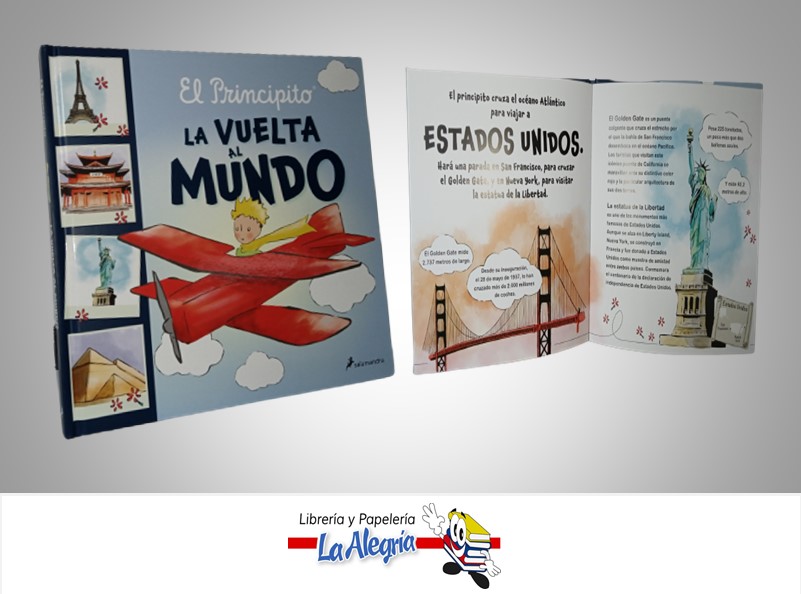 EL PRINCIPITO LA VUELTA AL MUNDO TEMATICA CUENTO AUTOR ANTOINE DE SAINT-EXUPERY MARCA SALAMANDRA
