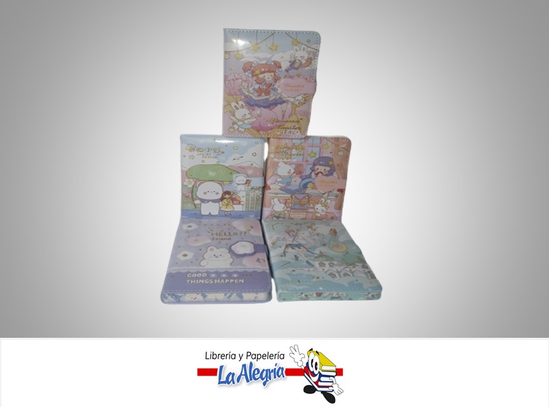 LIBRETA DE NOTA CON BROCHE HSPU-6436 10.3X14.4CM MARCA S/M