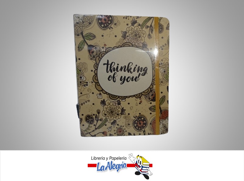 LIBRETA DE NOTA CON LIGA NP506 14.5X21CM  80 HOJAS MARCA S/M