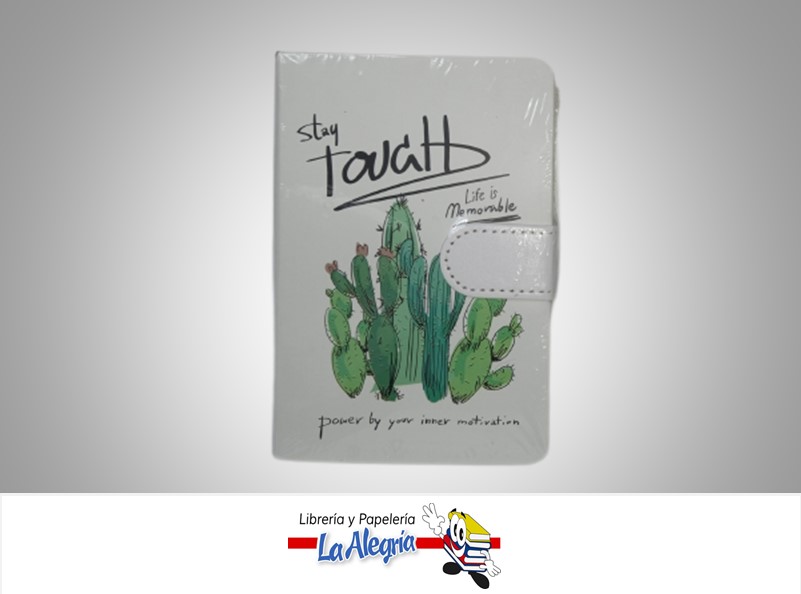 LIBRETA DE NOTA CON BROCHE NC64K004 9.5X14.5CM MARCA INNER MOTIVATION