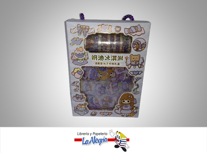 WHASITAPE Y STICKERS KAWAI SCRAPBOOKING  MARCA S/M