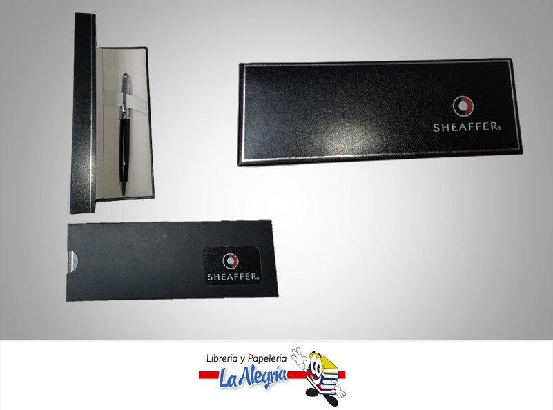 BOLIGRAFO GLOSSY BLACK 9331-2 TINTA AZUL MARCA SHEAFFER
