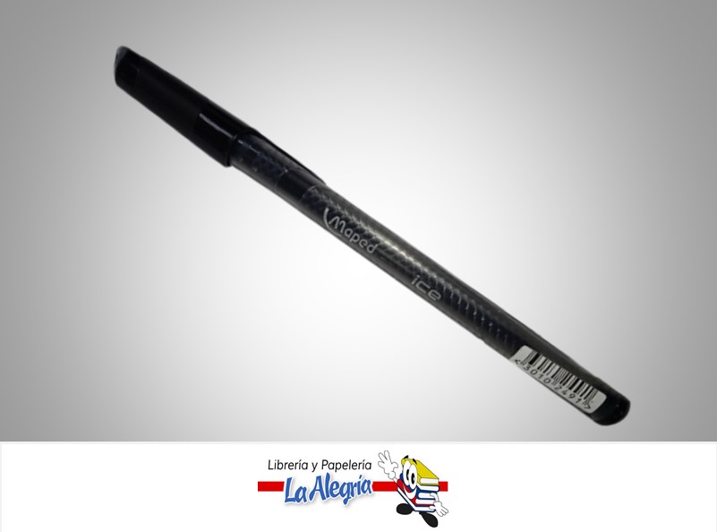 BOLIGRAFO ICE MEDIO NEGRO UND MARCA MAPED