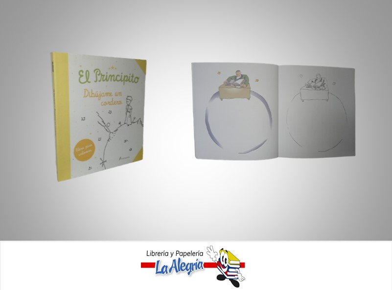 EL PRINCIPITO DIBUJAME UN CORDERO LIBRO PARA COLOREAR TEMATICA CUENTO AUTOR  ANTOINE DE SAINT MARCA SALAMANDRA