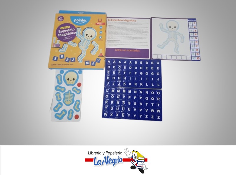 JUEGO DIDACTICO ESQUELETO MAGNETICO  DGM22156 MARCA POINTER
