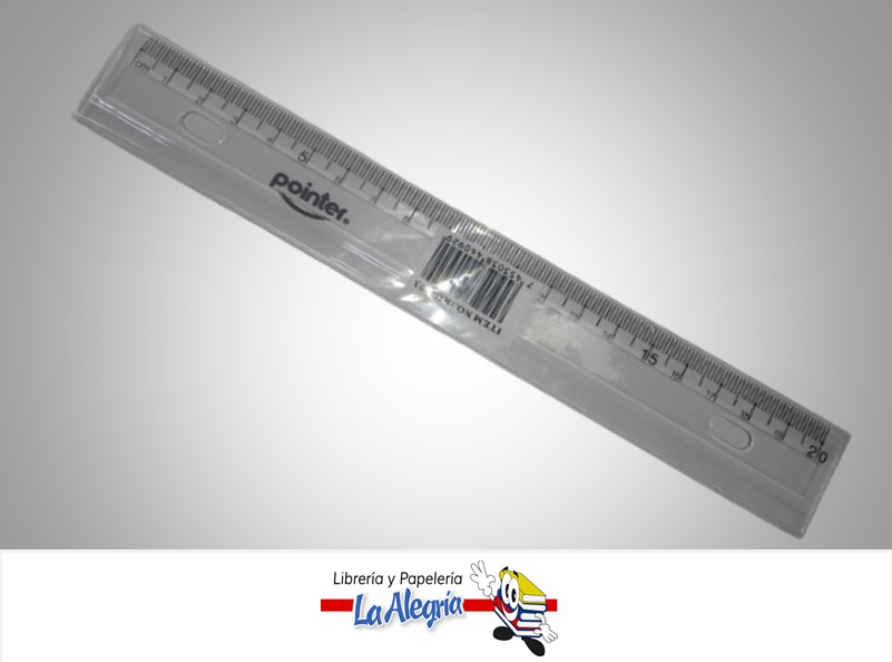 REGLA ACRILICA RU073 20CM MARCA POINTER