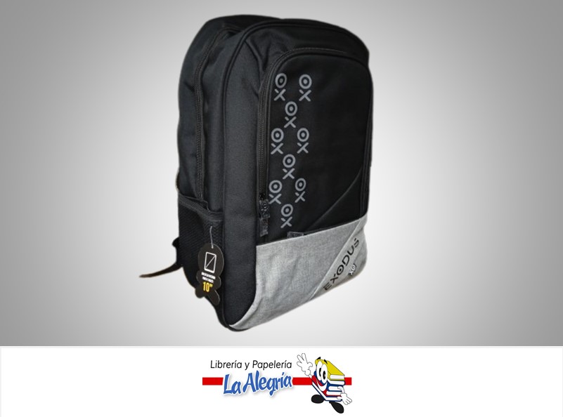MORRAL PORTA LAPTOP FREEWAY 25L CLASSIC E000625L NEGRO/GRIS MARCA EXODUS