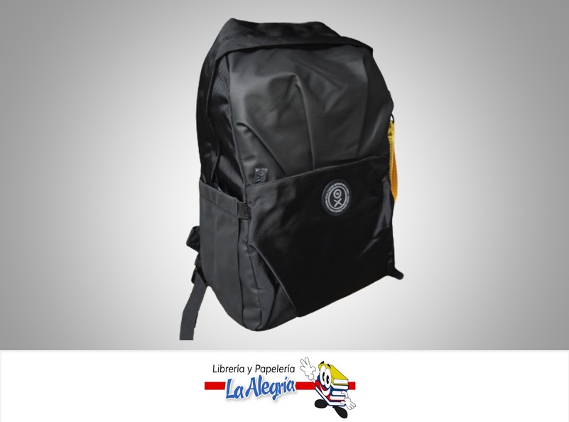 MORRAL PORTA LAPTOP SEASON ZOL CLASSIC  CON PUERTO USB Y CABLE E000120L NEGRO MARCA EXODUS