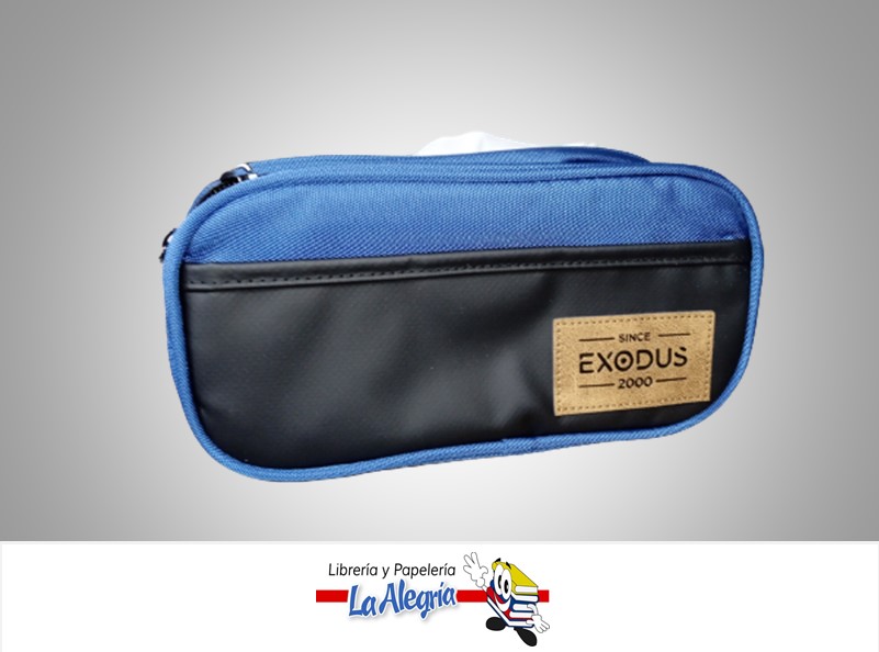 CARTUCHERA OVALADA  ON THE WAY BLUE  E0005206  MARCA EXODUS