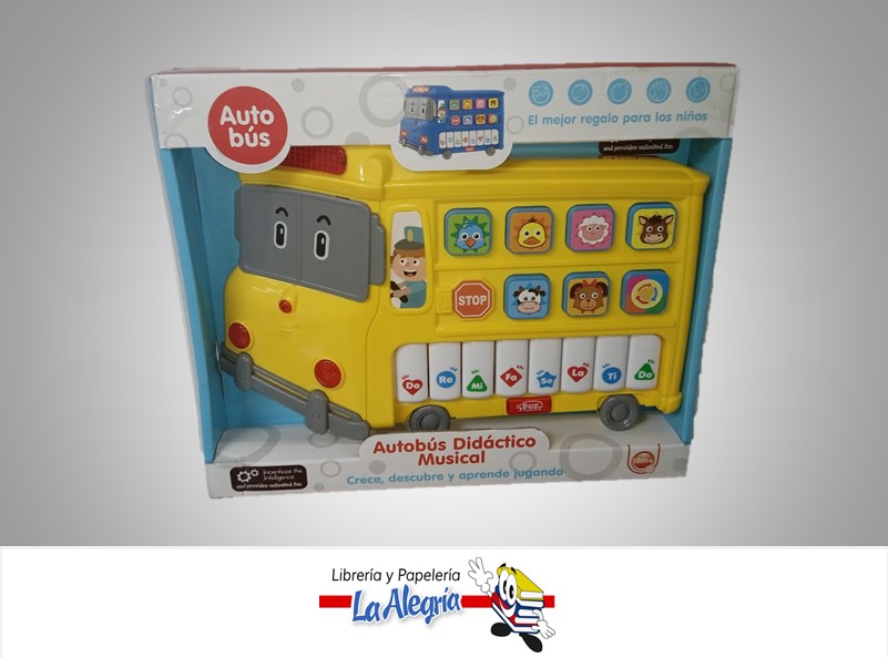 AUTOBUS MUSICAL DIDACTICO PIANO MARCA S/M