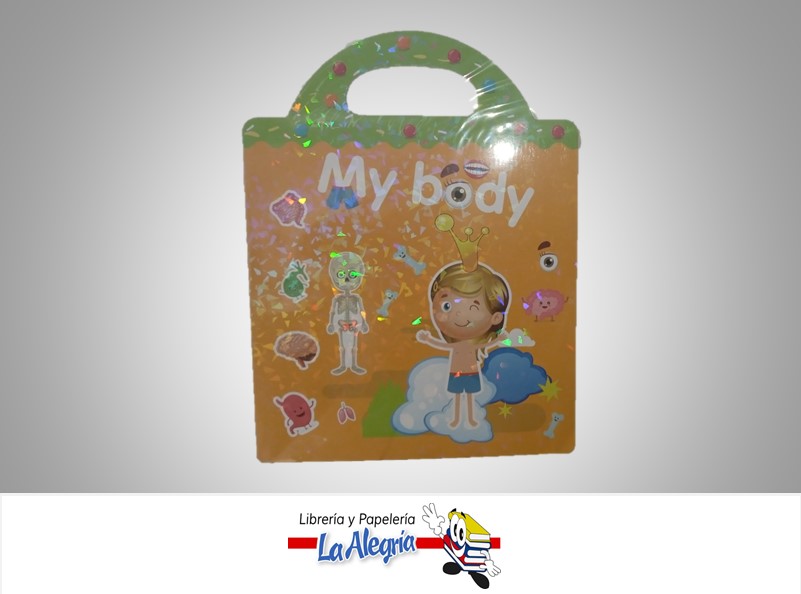 BLOCK APRENDIZAJE MY BODY CON CALCOMANIAS MARCA S/M