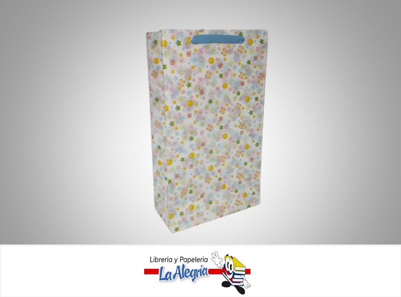 BOLSA DE REGALO FANTASIA 21.5 X 36.55CM MARCA CROMO DISEÑOS