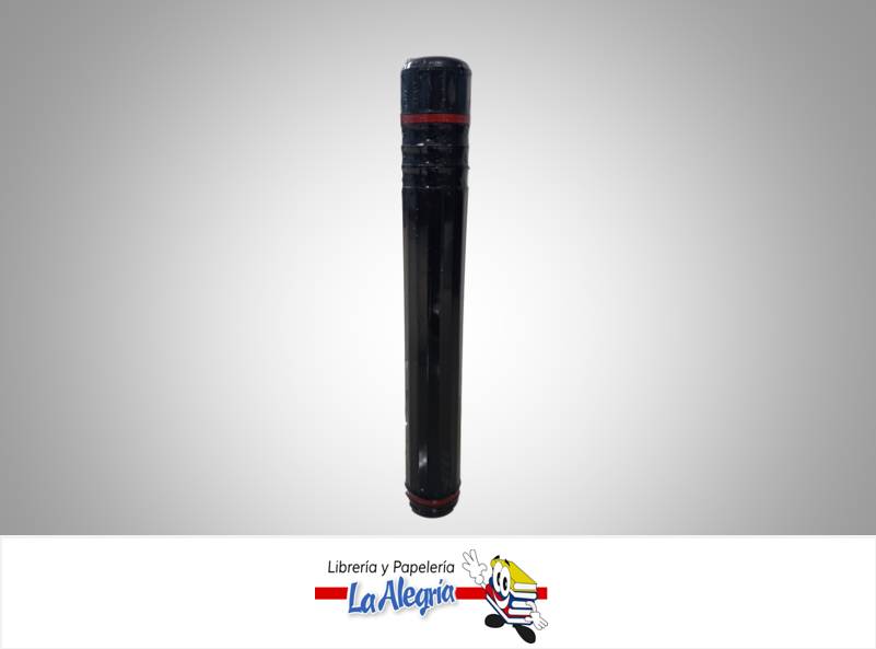 PORTA PLANO PLASTICO TELESCOPICO 65X900>500MM NEGRO MARCA OK