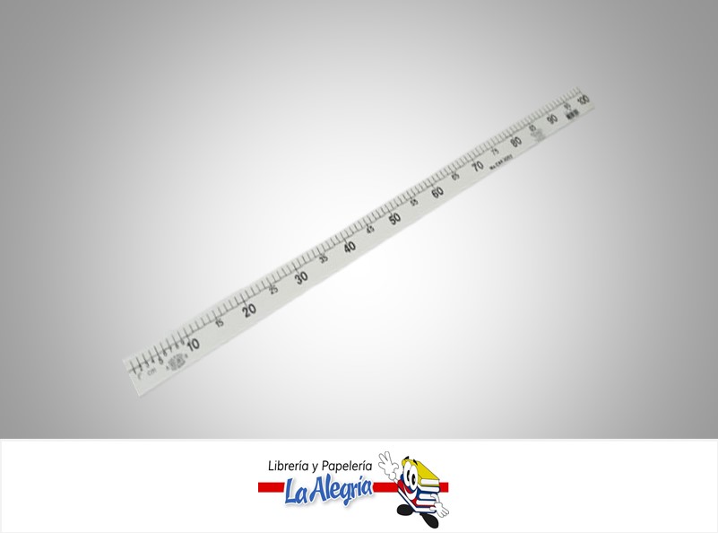 REGLA PLASTICA PARA PIZARRA 100CM DOBLE ESCALA UND MARCA ADELANTE