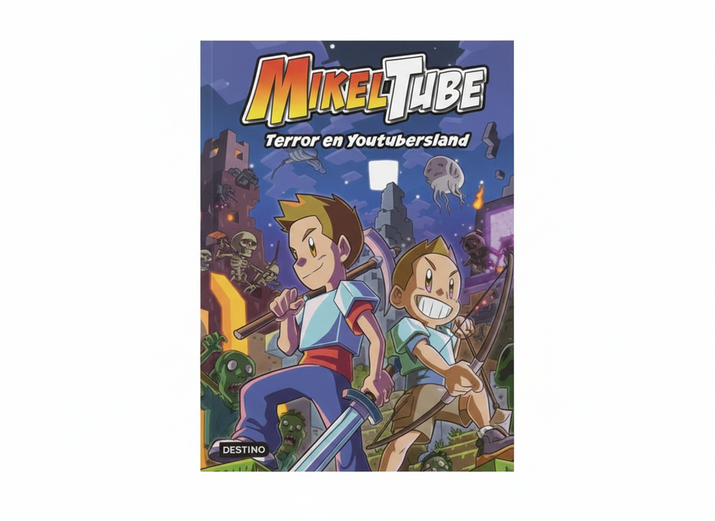 MIKELTUBE TERROR EN YOUTUBERSLAND  TEMATICA INFANTIL AUTOR MIKEL / LEO EDITORIAL DESTINO
