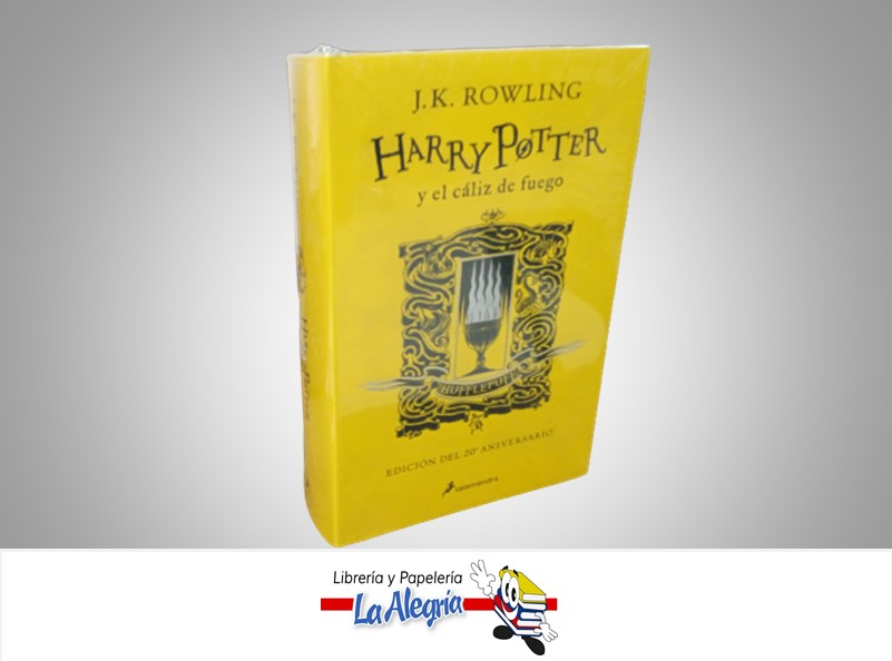 HARRY POTTER Y EL CALIZ DE FUEGO HUFFLEPUFF TEMATICA NOVELA FICCION AUTOR J.K. ROWLING