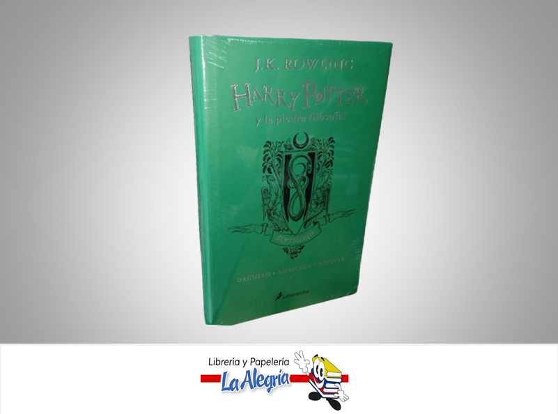 HARRY POTTER Y LA PIEDRA FILOSOFAL SLYTHERIN TEMATICA NOVELA FICCION AUTOR J.K. ROWLING
