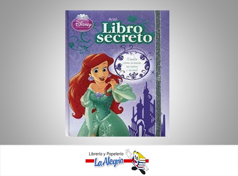 LIBRO SECRETO PRINCESA ARIEL TEMATICA CUENTO AUTOR SAMANTHA CROCKFORD/JESSICA TYRRELL MARCA PARRAGON