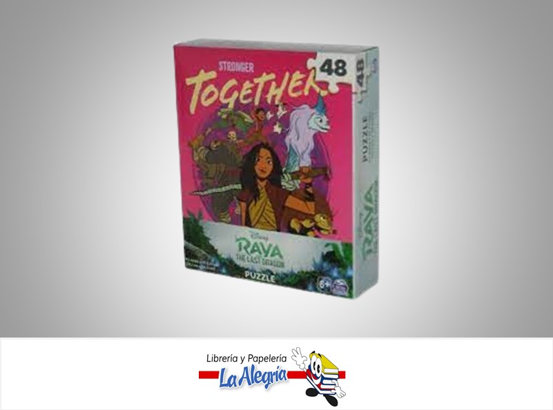 ROMPECABEZA RECTANGULAR RAVA AND THE LAST DRAGON 48PZ MARCA CARDINAL