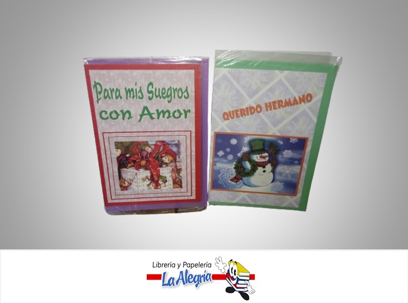 TARJETA NAVIDAD MI FAMILIA MARCA KUCHI´S