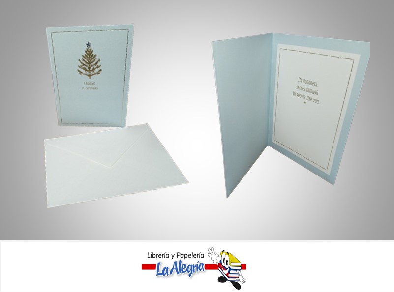 TARJETA DE REGALO ARBOLITO DE NAVIDAD MARCA HALLMARK