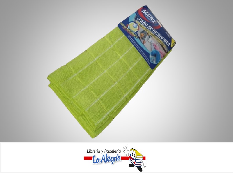 PAÑO DE MICROFIBRAS A164MT2102 35X55CM 1 PIEZA MARCA MATRIX