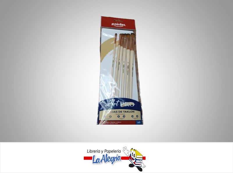 PINCEL ARTPRO AB1846 SET 6 PZAS MARCA POINTER