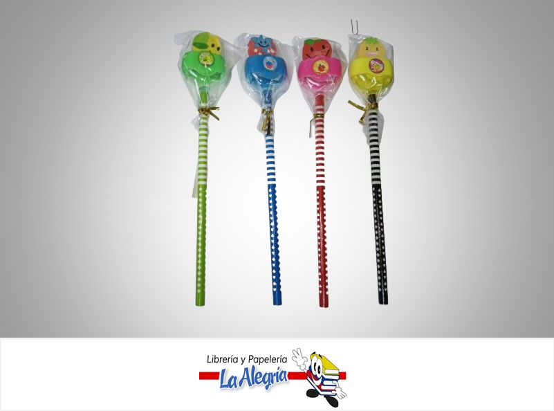 LAPIZ DE GRAFITO HB CON BORRADOR ER-ZD1804 UND MARCA POINTER