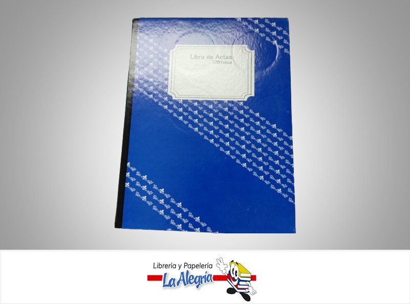 LIBRO DE ACTAS 500 FOLIOS MARCA MR. BOBINA