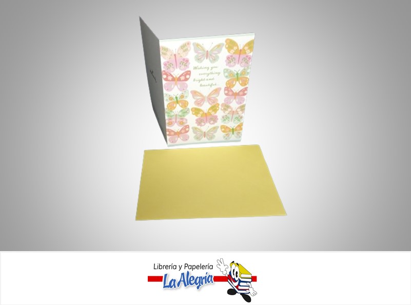 TARJETA DE REGALO MARIPOSA MARCA HALLMARK