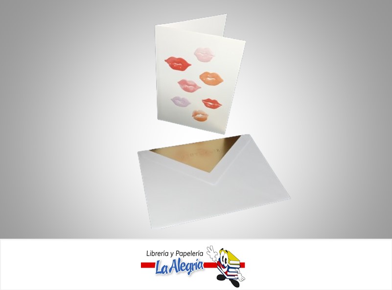 TARJETA DE REGALO BESOS SAN VALENTINE´S DAY MARCA HALLMARK