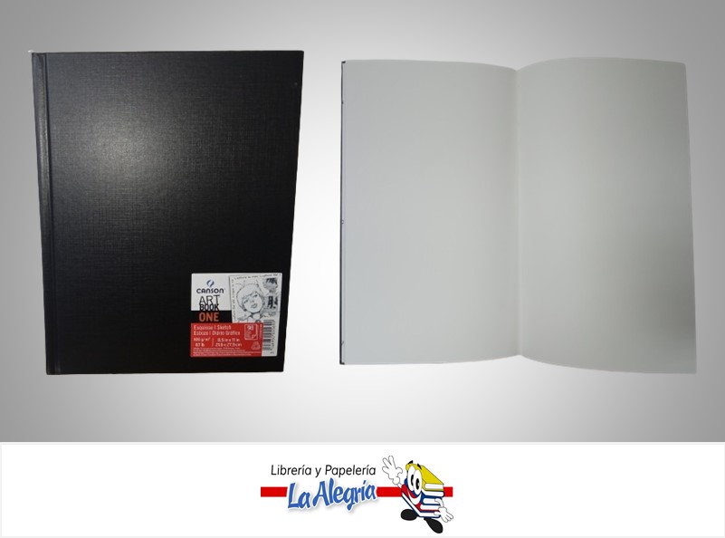 LIBRETA PARA BOCETO EMPASTADA CANBOOK ONE PT 98 HOJAS 21,6X27.9 CM 100G MARCA CANSON