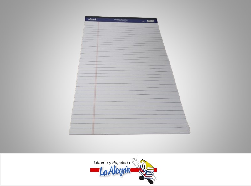 BLOCK NOTA RAYADO OK435; 21.X35.5 CM 50 HOJAS MARCA OFIMAK