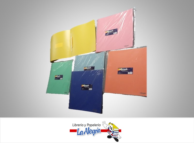 CARPETA PLASTICA CON GANCHO OK343 A4 NEON MARCA OFIMAK
