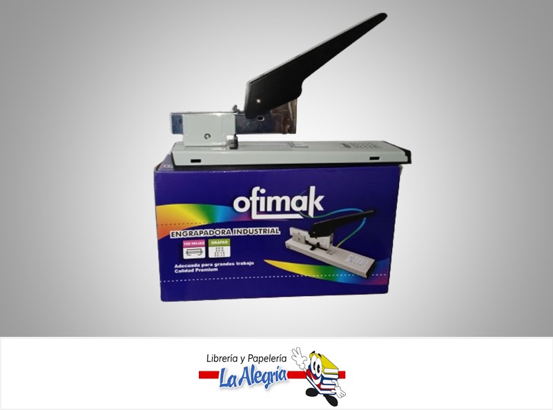 ENGRAPADORA USO PESADO INDUSTRIAL OK11 NEGRO 23/6 23/8 23/10 23/13 100 HOJAS MARCA OFIMAK