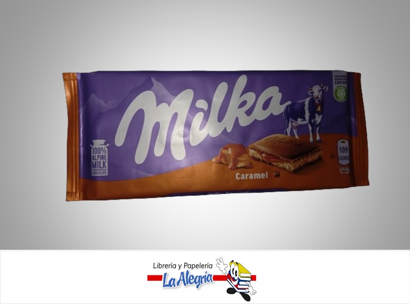 CHOCOLATE CARAMELO 100GR UND MARCA MILKA