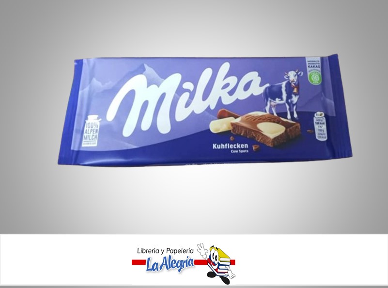 CHOCOLATE KUHFLECKEN 100GR UND MARCA MILKA