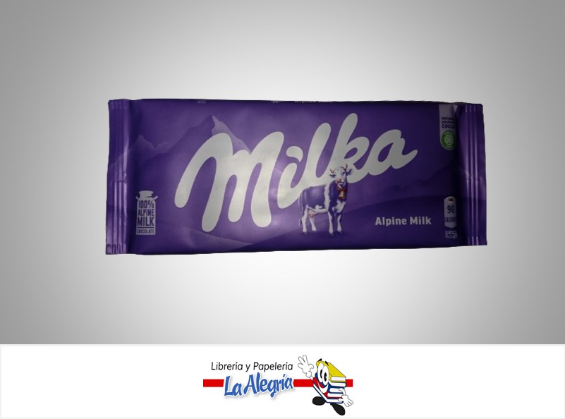CHOCOLATE LECHE 100GR UND MARCA MILKA
