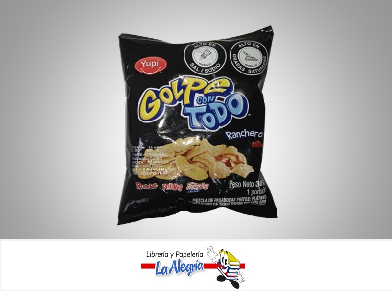 GOLPE CON TODO RANCHERO 30G  MARCA YUPI