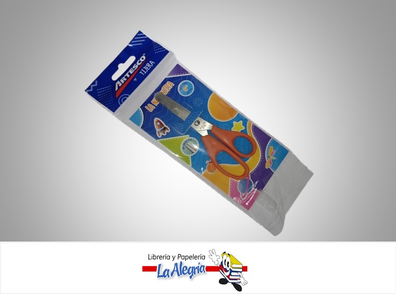 TIJERA ESCOLAR 5'' AR16302009 LA NARANJITA MARCA ARTESCO