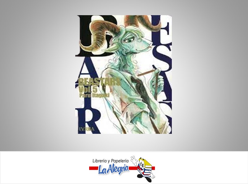 BEASTARS VOL.5 TEMATICA MANGA AUTOR PARU ITAGAKI EDITORIAL IVREA