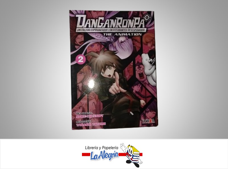 DANGANRONPA THE ANIMATION 02 AUTOR TAKASHI TSUKIMI TEMATICA MANGA MARCA IVREA