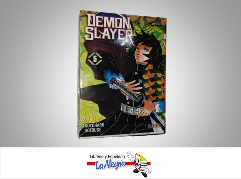 DEMON SLAYER KIMETSU NO YAIBA VOL.5 TEMATICA MANGA AUTOR KOYOHARU GOTOUGE EDITORIAL IVREA