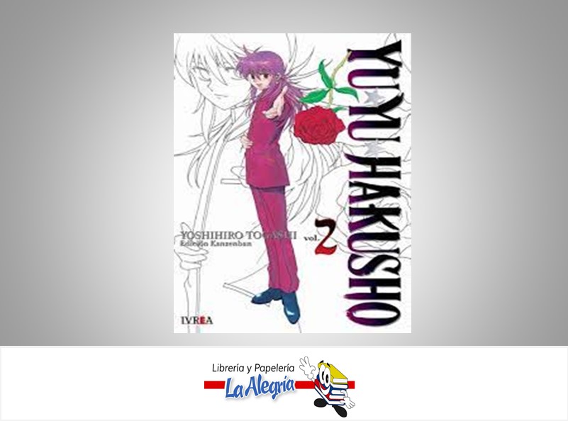 YU YU HAKUSHO VOL.2 EDICION KANZENBAN TEMATICA MANGA AUTOR ED. KANZENBAN MARCA IVREA