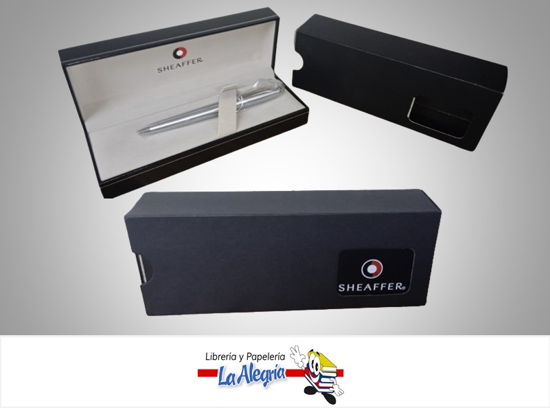 BOLIGRAFO RETRACTIL PRELUDE PLATEADO BRUSH CHROME CT MARCA SHEAFFE