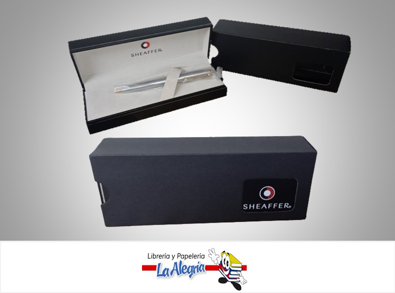 BOLIGRAFO RETRACTIL PRELUDE PLATEADO BRUSH CHROME GT MARCA SHEAFFE