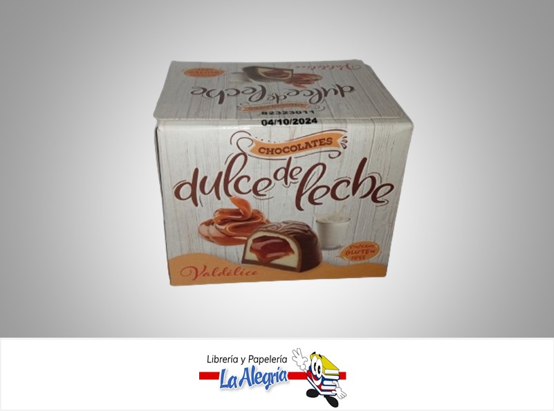 BOMBOM DE CHOCOLATE RELLENO CON DULCE DE LECHE 75 G , PAQ 8 UND MARCA AVELLO