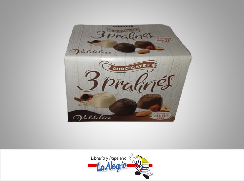 BOMBOM DE CHOCOLATE CON AVELLANAS 75 G , PAQ 8 UND MARCA AVELLO
