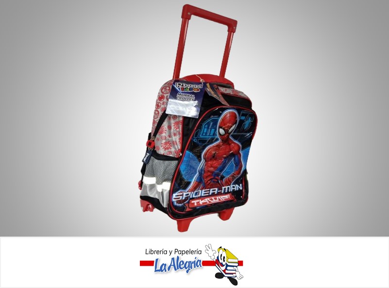 MORRAL GRANDE NIÑO SPIDERMAN MARCA PRIMAVERA