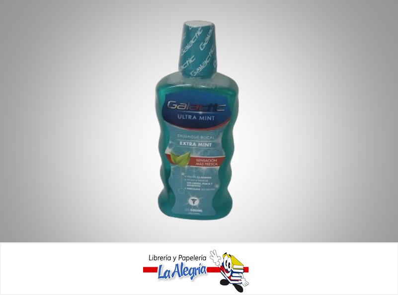 ENJUAGE BUCAL 500 ML EXTRA MINT MARCA GALACTIC